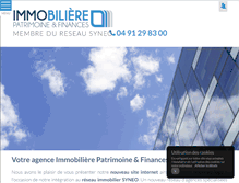 Tablet Screenshot of ipf-immo.fr
